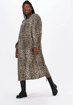 beige lollys laundry maxi jurk lucas dress