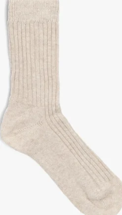 beige marcmarcs sokken cashmere