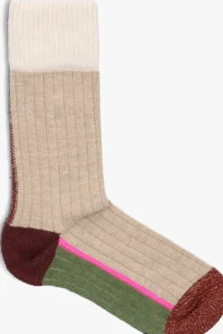 beige marcmarcs sokken isabella