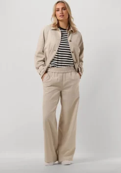 beige modström jack parkmd short jacket