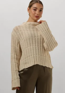 beige modström trui felipemd short t-neck