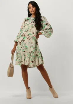 beige moliin mini jurk sienna