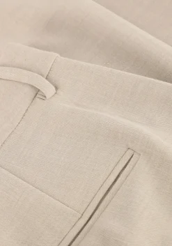 beige msch copenhagen pantalon mschmirabelle michelle hw pleat pants