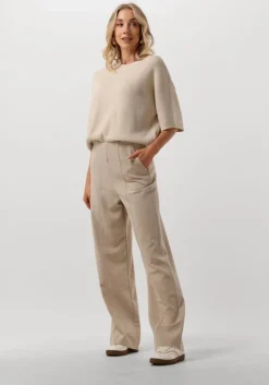 beige msch copenhagen trui mschamari rachelle 2/4 pullover