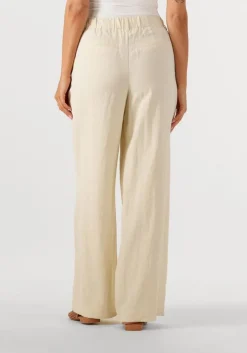 beige msch copenhagen wijde broek mschblase edelmira pants