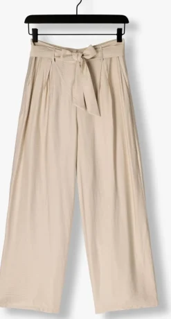 beige msch copenhagen wijde broek mschnyla amabella hw pants