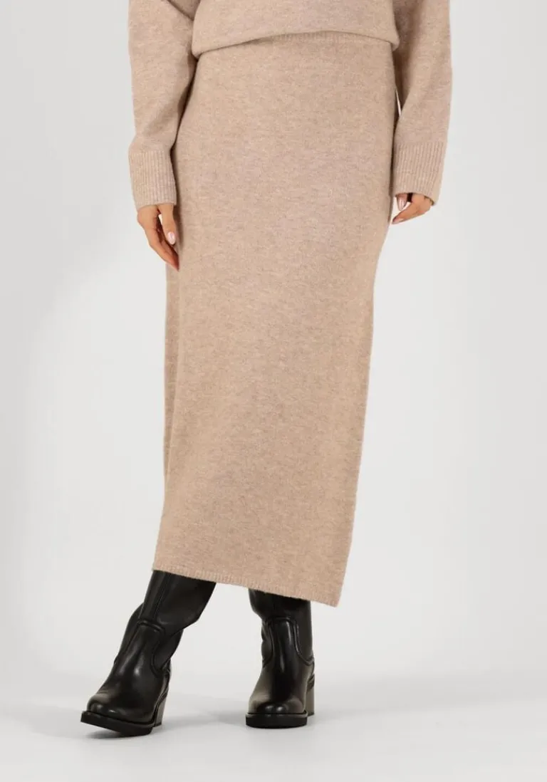 NEO NOIR midirok ashanti knit skirt>DAMES Rokken