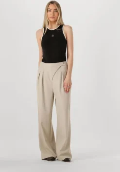 NEO NOIR wijde broek zalka eyelet pants>DAMES Broeken