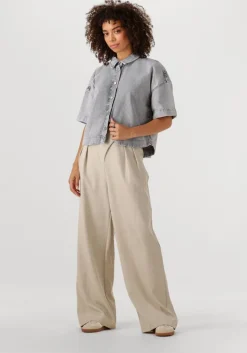 NEO NOIR wijde broek zalka eyelet pants><noscript><img width=