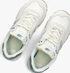 beige new balance lage sneakers wl574