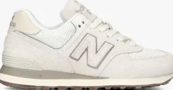 beige new balance lage sneakers wl574