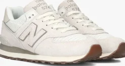 beige new balance lage sneakers wl574