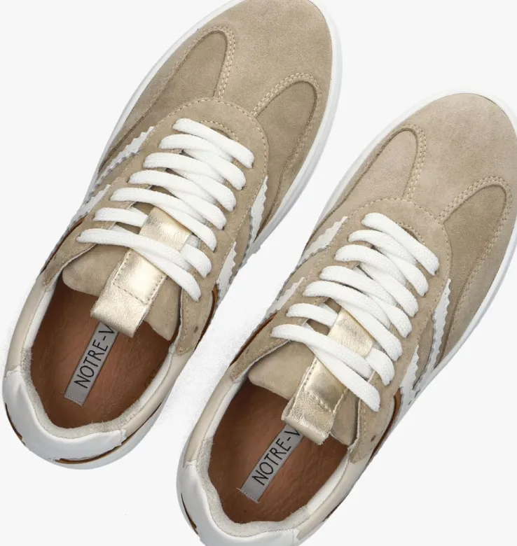 beige notre-v lage sneakers anemone-63