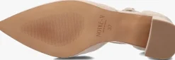 beige notre-v sandalen met hak 35514