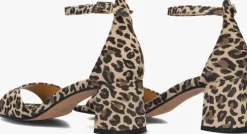 beige notre-v sandalen met hak 46654