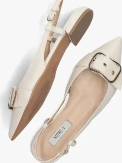 beige notre-v slingbacks 12250