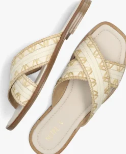 beige notre-v slippers 23172