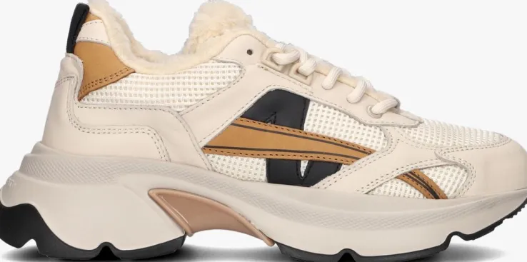 beige nubikk lage sneakers ross nomad fur