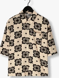 beige object blouses objella 3/4 shirt 138