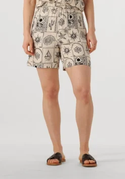 beige object korte broek objember hw shorts 139