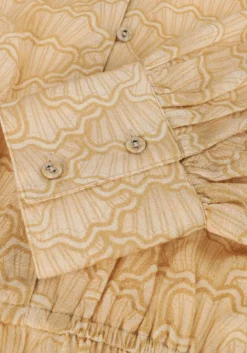 beige omoda atelier mini jurk x kae