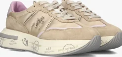 beige premiata lage sneakers cassie
