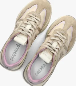 beige premiata lage sneakers cassie