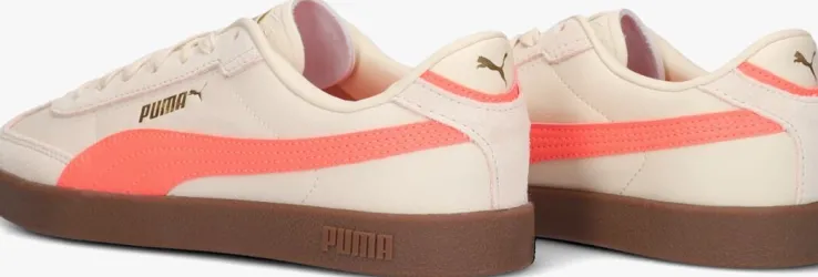 beige puma lage sneakers puma club