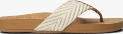 beige reef teenslippers cushion strand
