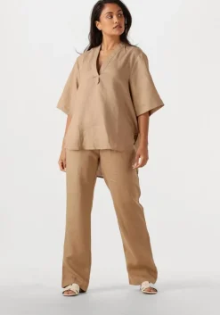 beige resort finest top short sleeve blouse