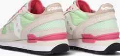 beige saucony lage sneakers shadow original