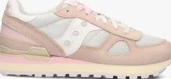 beige saucony lage sneakers shadow original