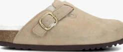 beige scholl instappers fae new