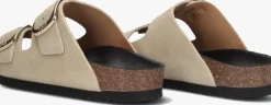 beige scholl slippers noelle