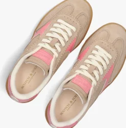 beige scotch & soda lage sneakers nixie