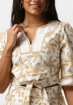 SCOTCH & SODA top embroidered linen crop top><noscript><img width=