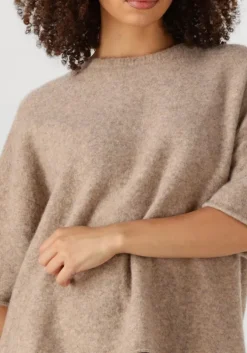 beige second female trui selana knit o-neck