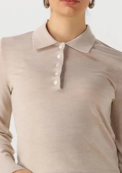 SELECTED FEMME tops & t-shirts slfthea ls knit merino collar neck><noscript><img width=