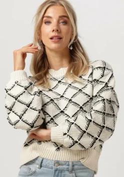 SELECTED FEMME trui slfolivia ls cropped knit o-neck>DAMES Truien & Vesten