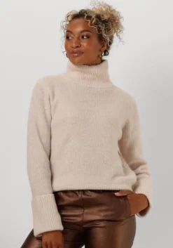 SELECTED FEMME trui slfsia ras ls knit high neck>DAMES Truien & Vesten