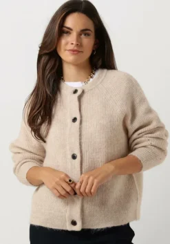 SELECTED FEMME vest slflulu ls knit short cardigan>DAMES Truien & Vesten