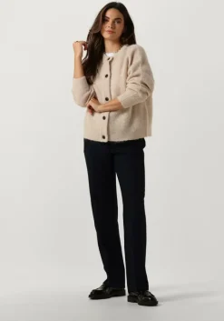 SELECTED FEMME vest slflulu ls knit short cardigan>DAMES Truien & Vesten