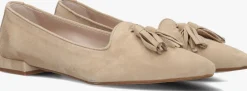 beige stefano lauran loafers pisa
