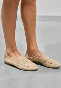 beige stefano lauran loafers adele