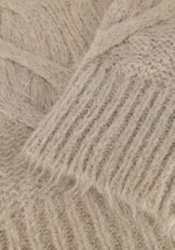 beige summum trui sweater big cable knit