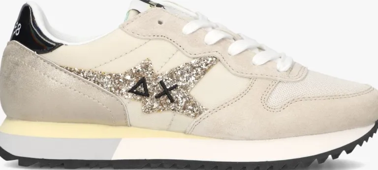 SUN68 lage sneakers stargirl glitter logo>DAMES Sneakers