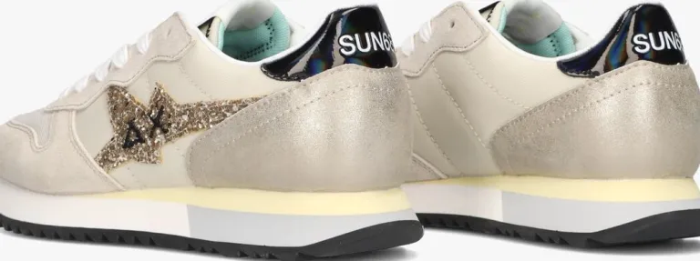 SUN68 lage sneakers stargirl glitter logo>DAMES Sneakers