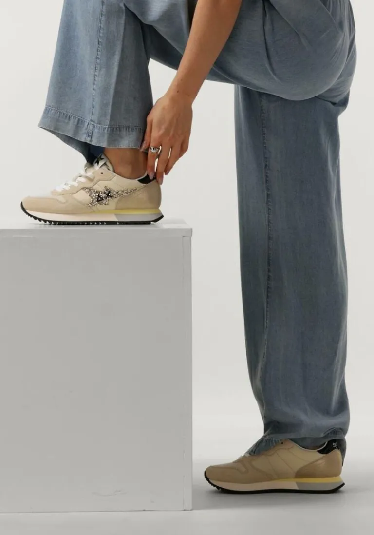 SUN68 lage sneakers stargirl glitter logo>DAMES Sneakers