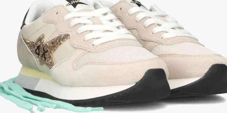 SUN68 lage sneakers stargirl glitter logo>DAMES Sneakers