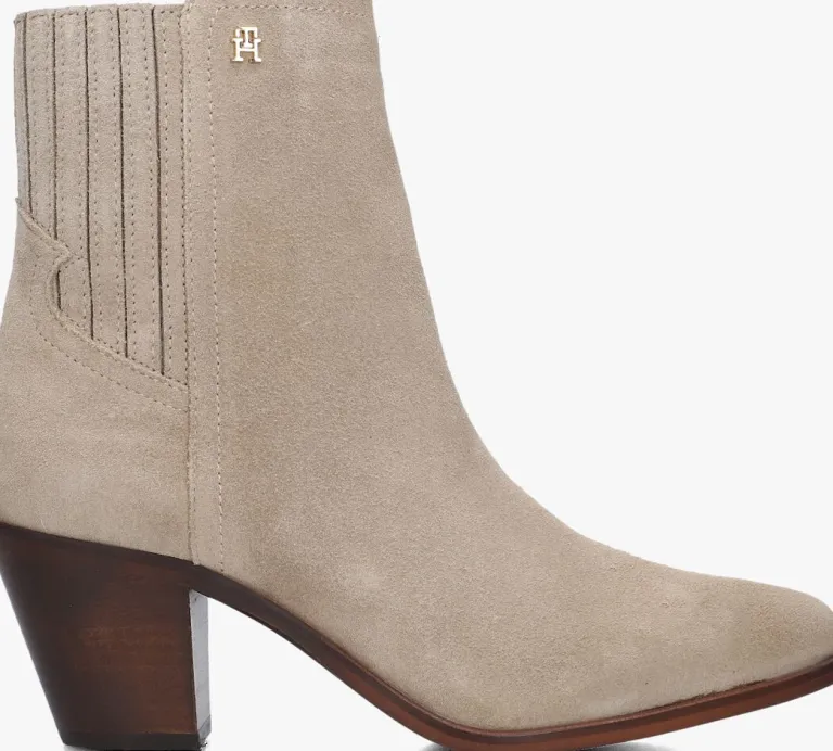 TOMMY HILFIGER enkellaarsjes western mid heel s>DAMES Enkellaarsjes
